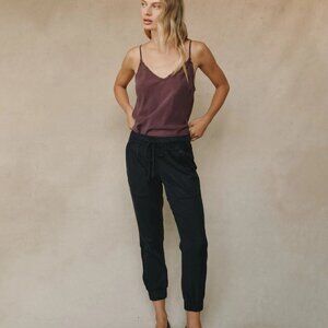 Bella dahl Los Angeles designer vintage black relaxed jogger new with tags Large